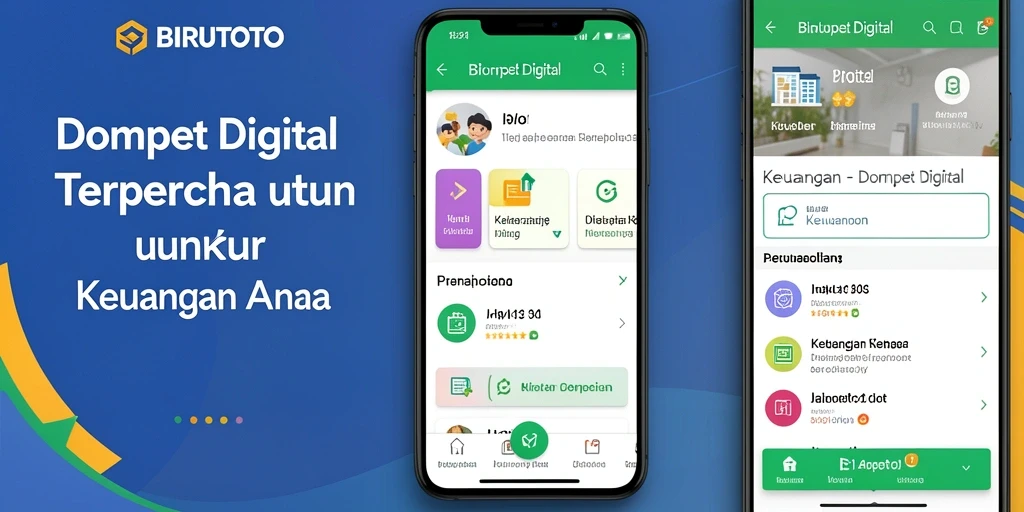 Tampilan antarmuka BIRUTOTO yang modern dan intuitif.