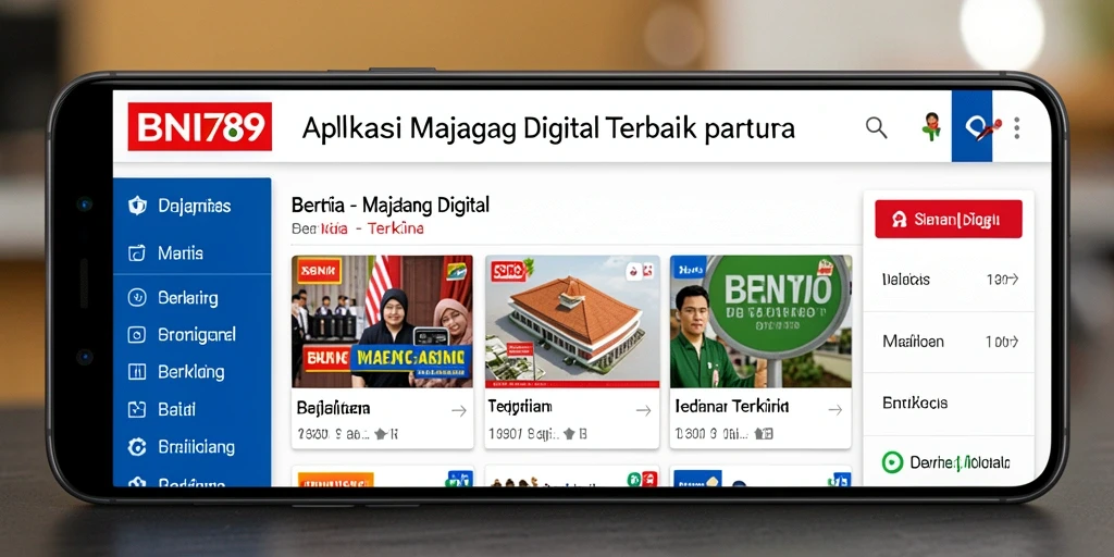 Tampilan antarmuka BNI789 yang modern dan menarik.