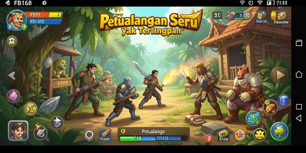 Antarmuka FB168 yang menakjubkan dalam petualangan seru.
