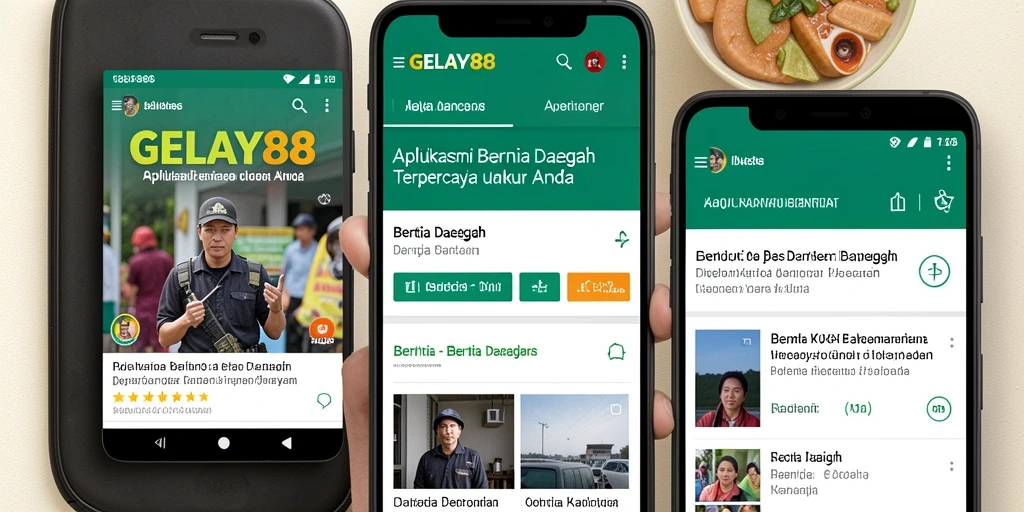 Tampilan antarmuka pengguna aplikasi BERITA DAERAH GELAY88 yang menarik dan intuitif.