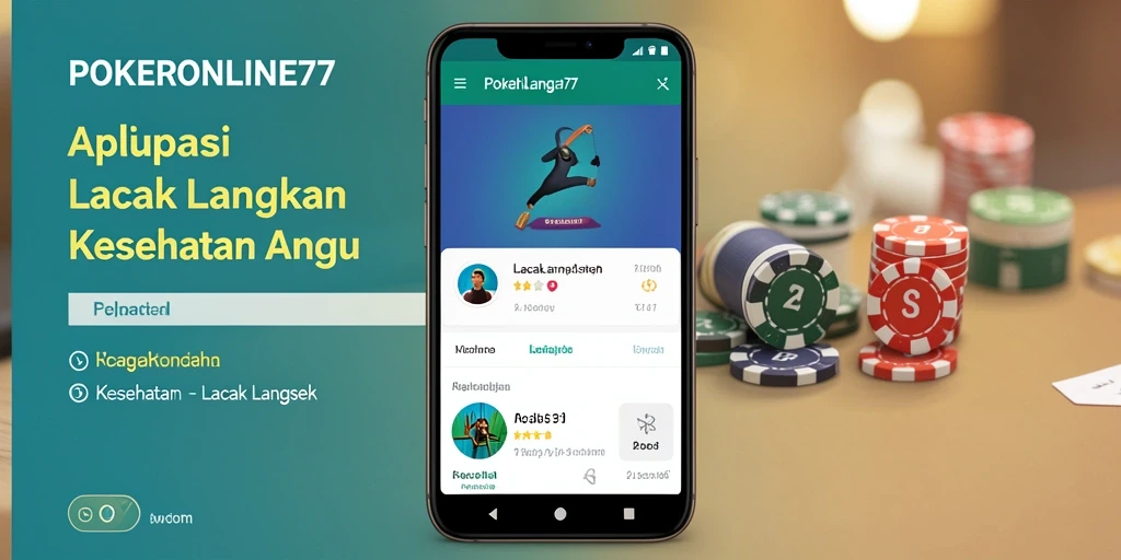 Tampilan antarmuka utama POKERONLINE77 untuk melacak langkah.