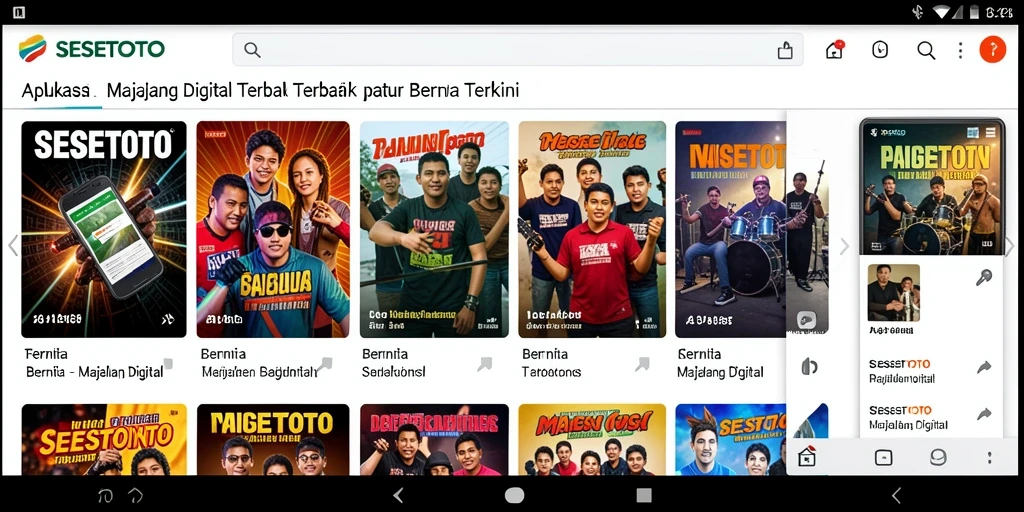Antarmuka SESETOTO yang menarik dan informatif untuk berita terkini.