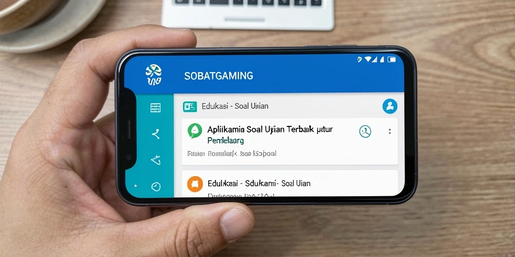 Antarmuka aplikasi SOBATGAMING dengan tampilan yang intuitif.